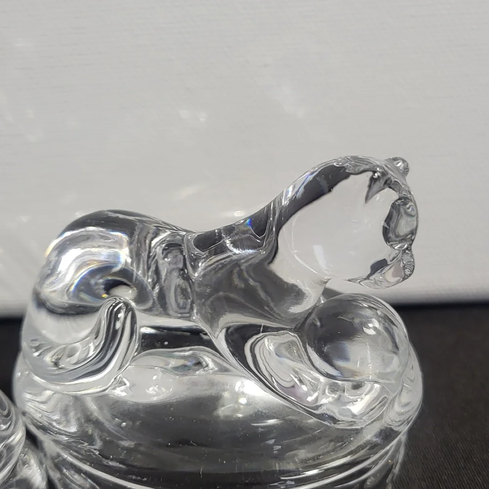 Vintage Avon Crystal Cat Figurines
